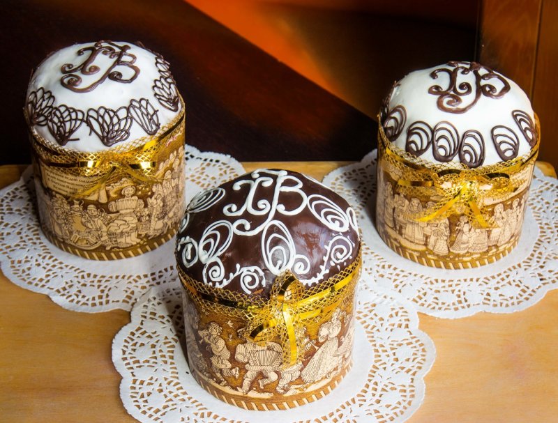 Красивые куличи на Пасху