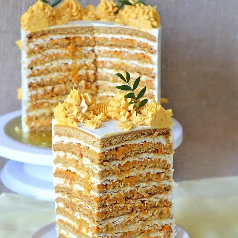 Торт с медовыми коржами