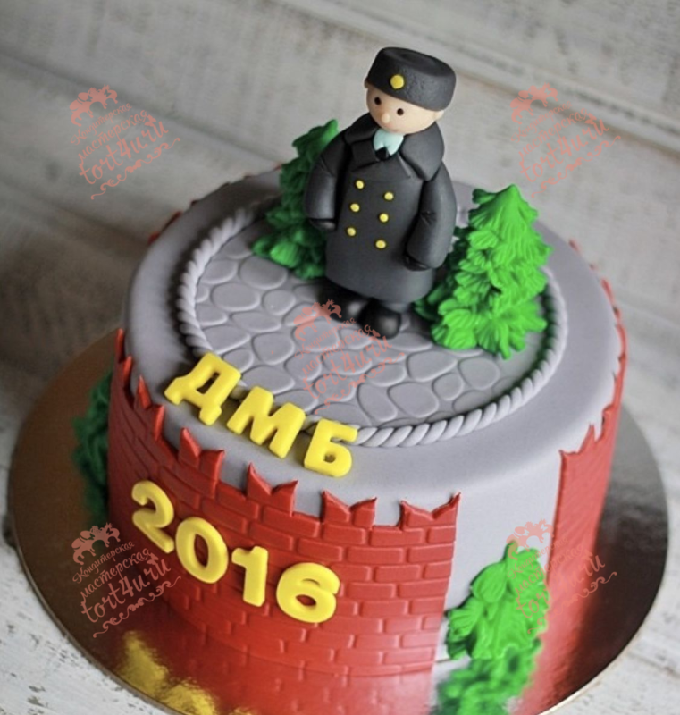 Торт на дембель без мастики