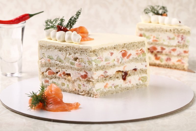 Мясной торт для мужчины