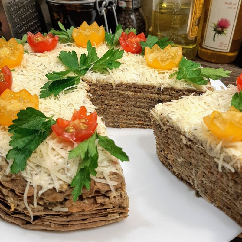 Красивые закусочные торты