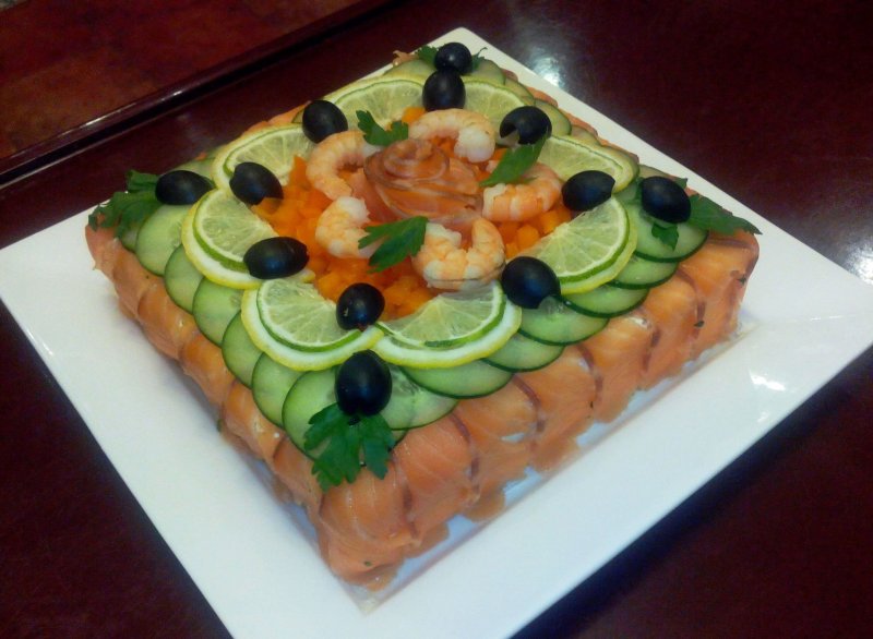 Скандинавский мясной торт