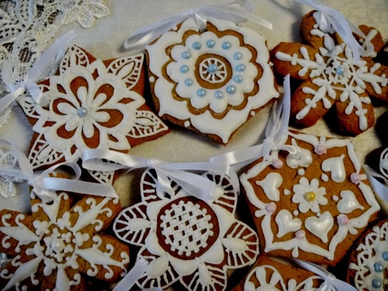 Новогодние расписные пряники мастер-класс