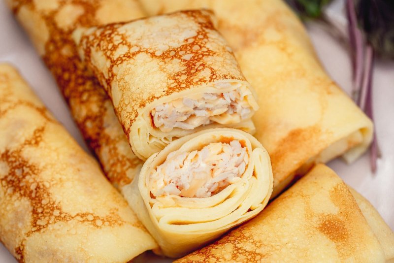 Блины фаршированные