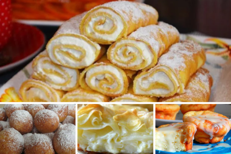 Блинчики с творожной начинкой