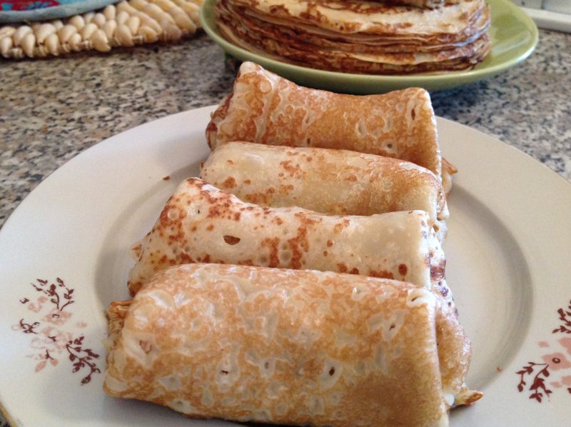 Блинные трубочки с начинкой