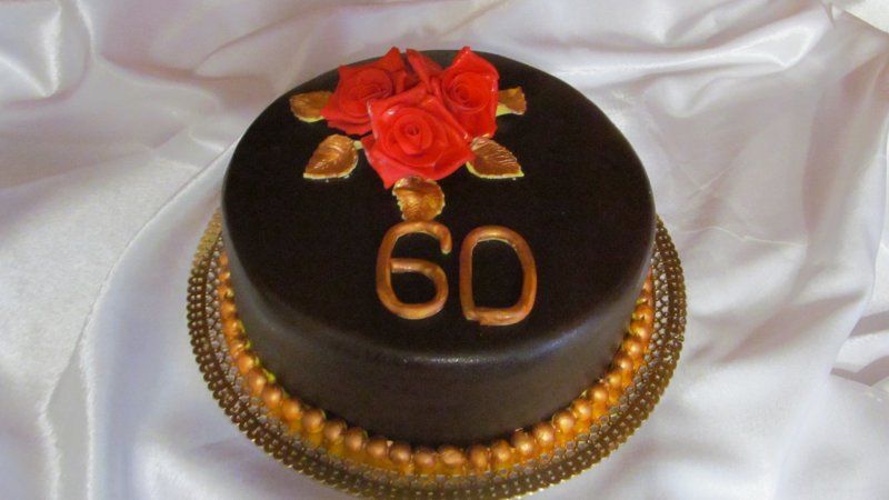 Торт на 60 лет мужчине