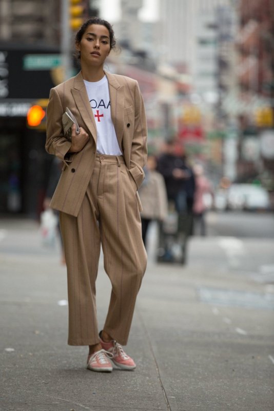 Брючный костюм женский Oversize