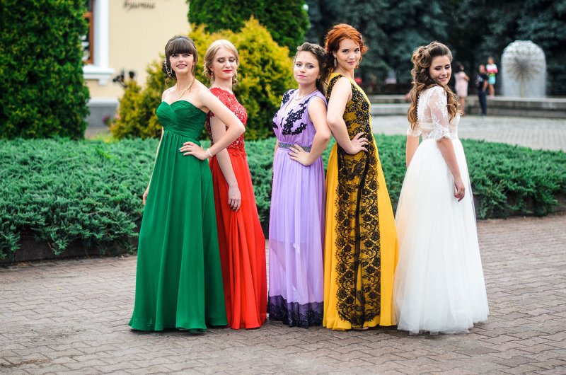 Платье выпускница