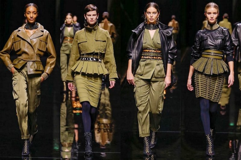 Коллекция Balmain милитари