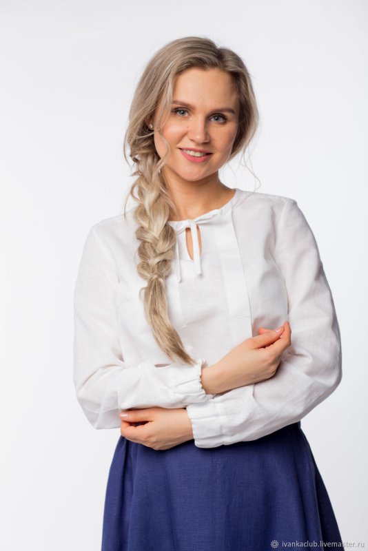 Блуза хлопковая Василиса