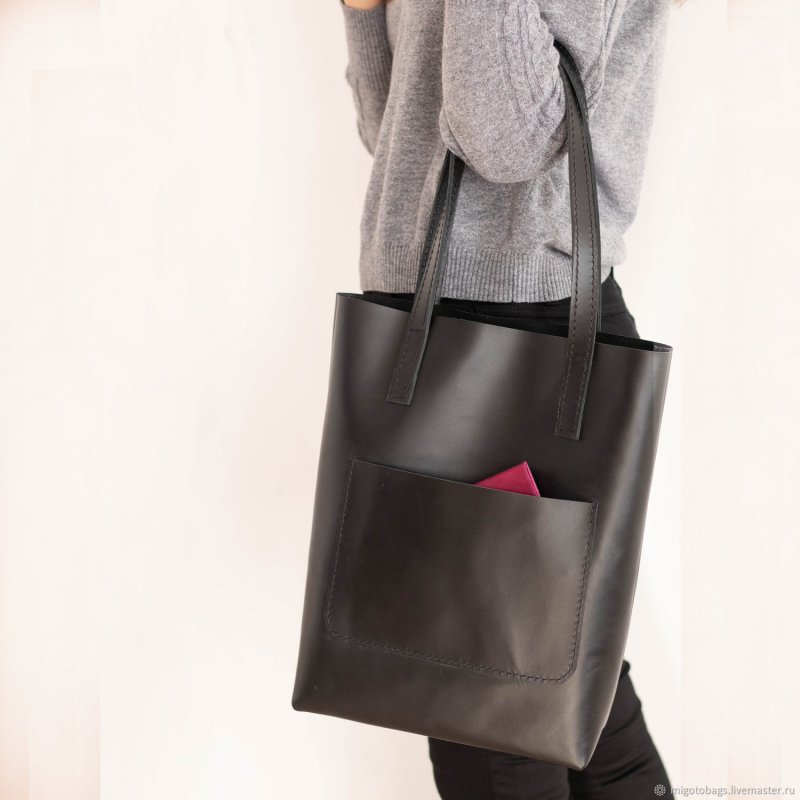 Сумка шоппер Shopper Bag кожаная