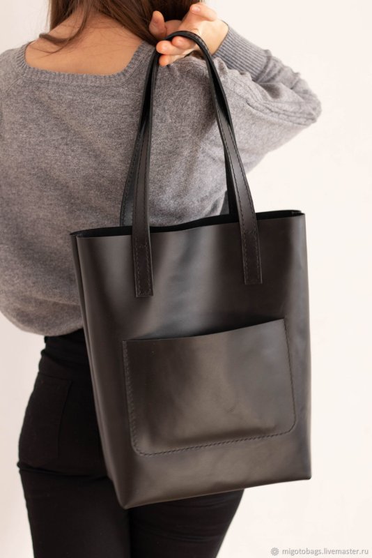 Сумка шоппер Shopper Bag кожаная