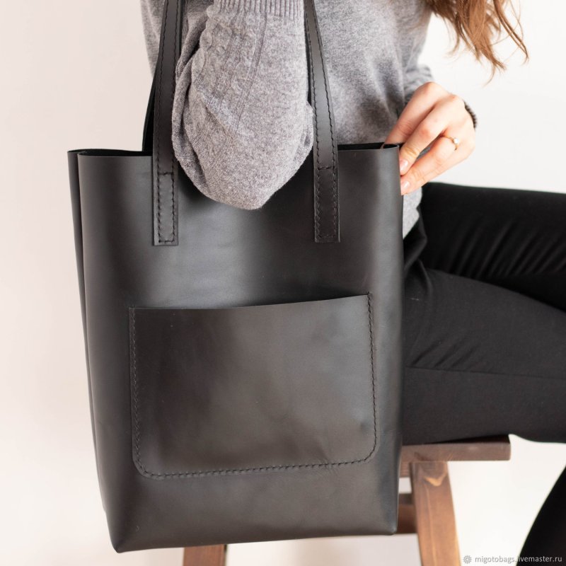 Сумка шоппер Shopper Bag кожаная