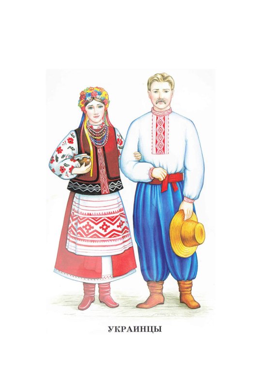 Народные костюмы народов России