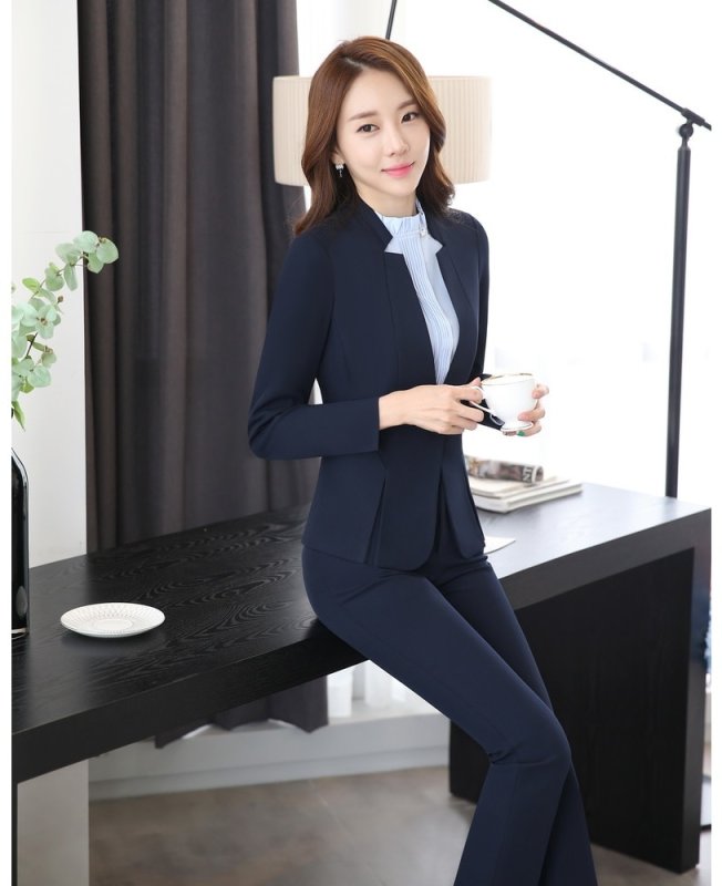 Dress Suits Office Ladies Wear Elegant Formal women Business work Blazer Jacket Pencil Dress two piece Set Plus Size uniform