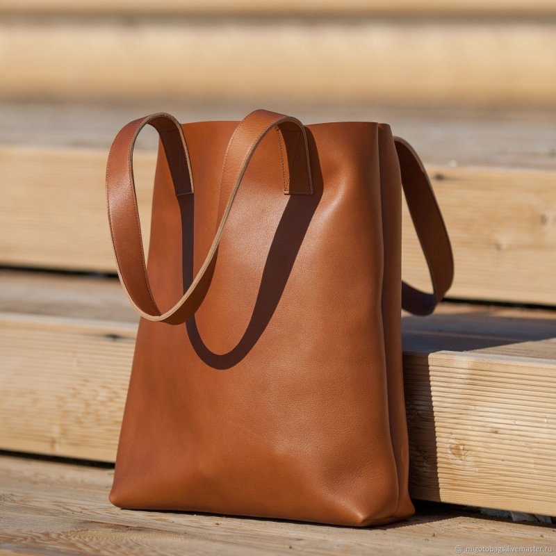 Сумка шоппер Shopper Bag кожаная