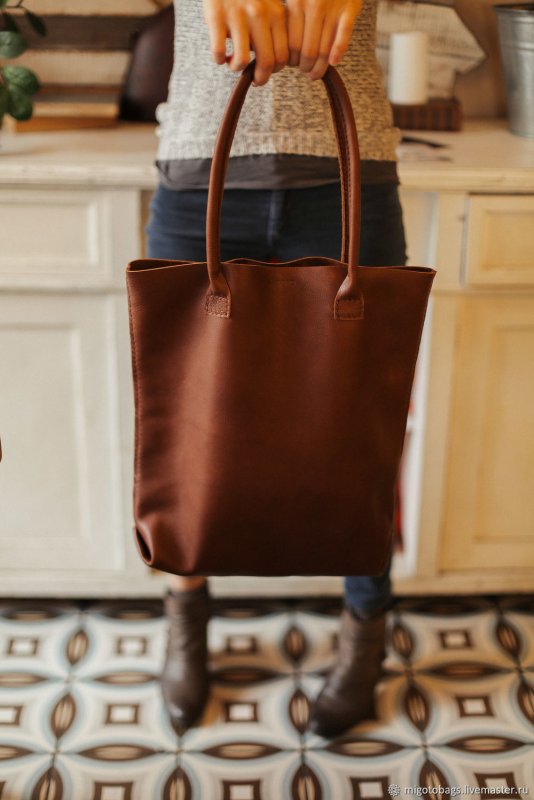 Сумка шоппер Shopper Bag кожаная