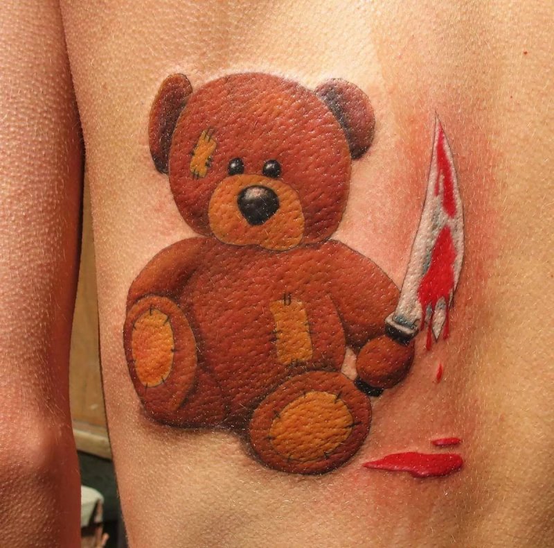 Bearbrick тату