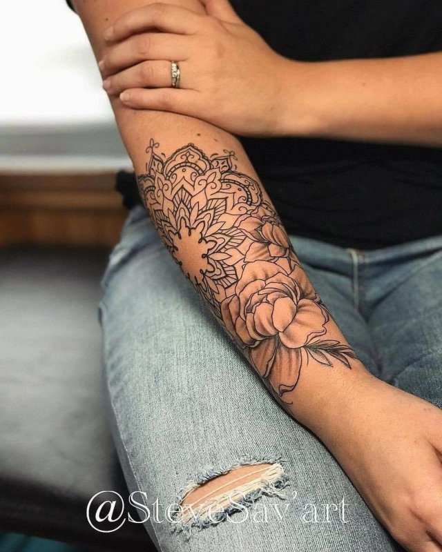 Элегантные тату для девушки
