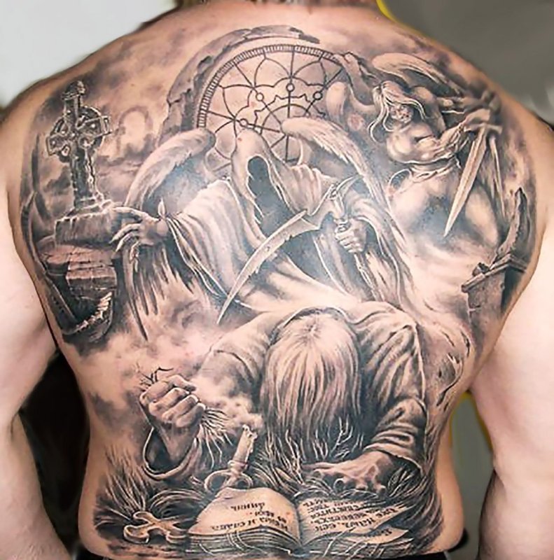 Grim Reaper тату