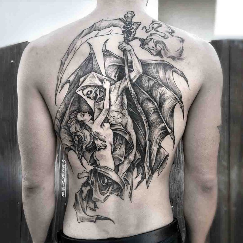 Grim Reaper тату