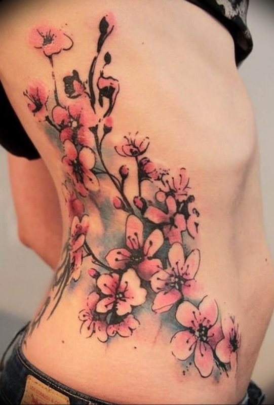 Тату Сакура Blossom