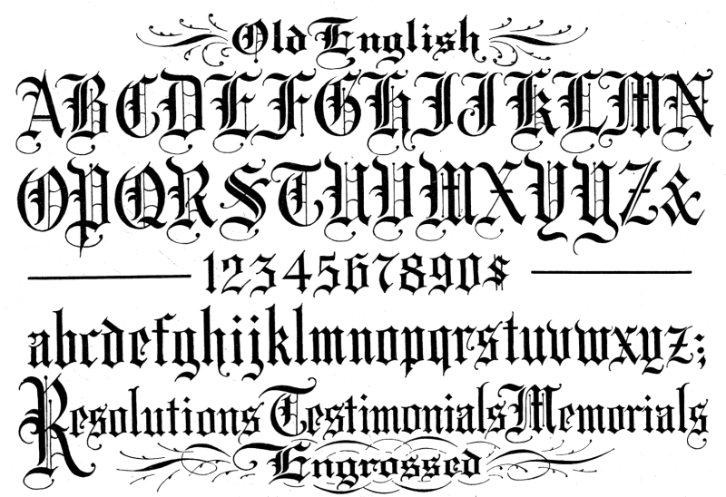 Готический шрифт