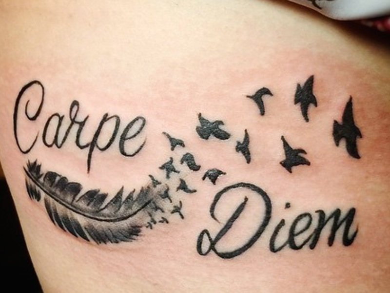 Carpe Diem Татуировка