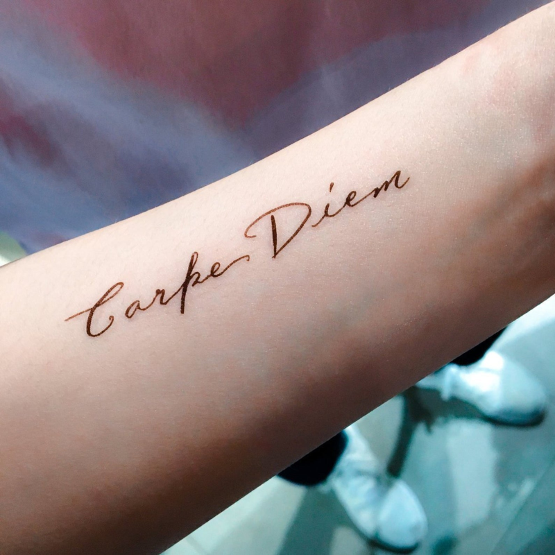 Carpe Diem тату