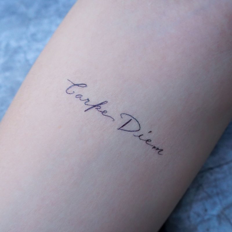 Carpe Diem Татуировка