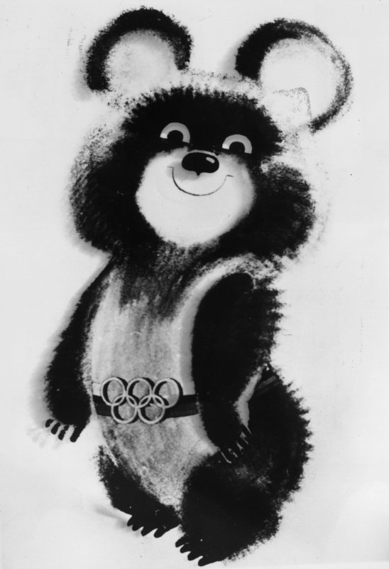 Олимпийский мишка 80