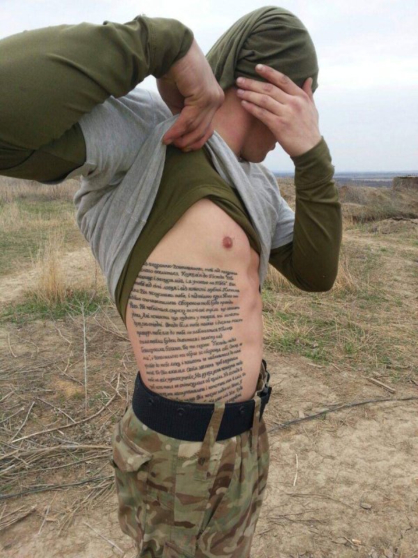Тату для военных мужчин