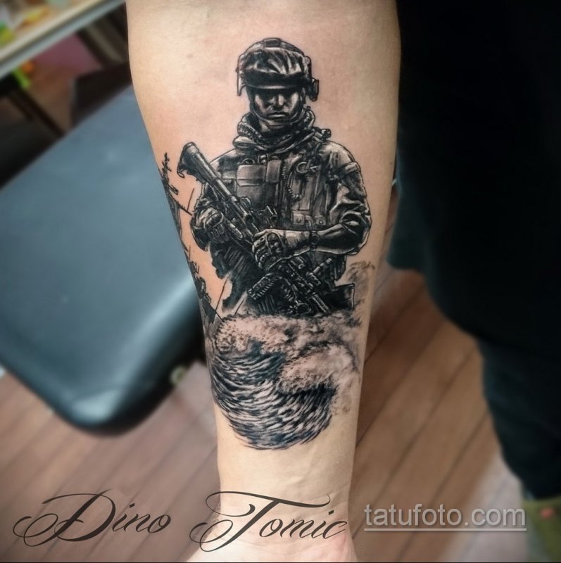 Военные Татуировки для мужчин