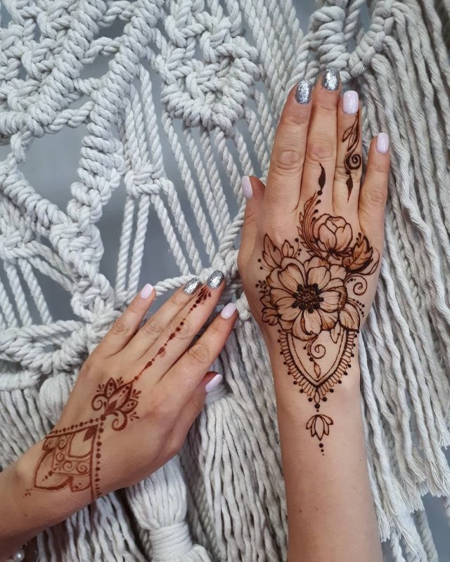Тату для рисования хной