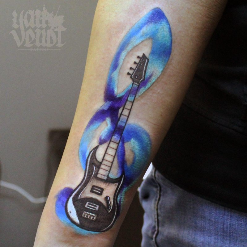 Слэш Guns n Roses рисунок