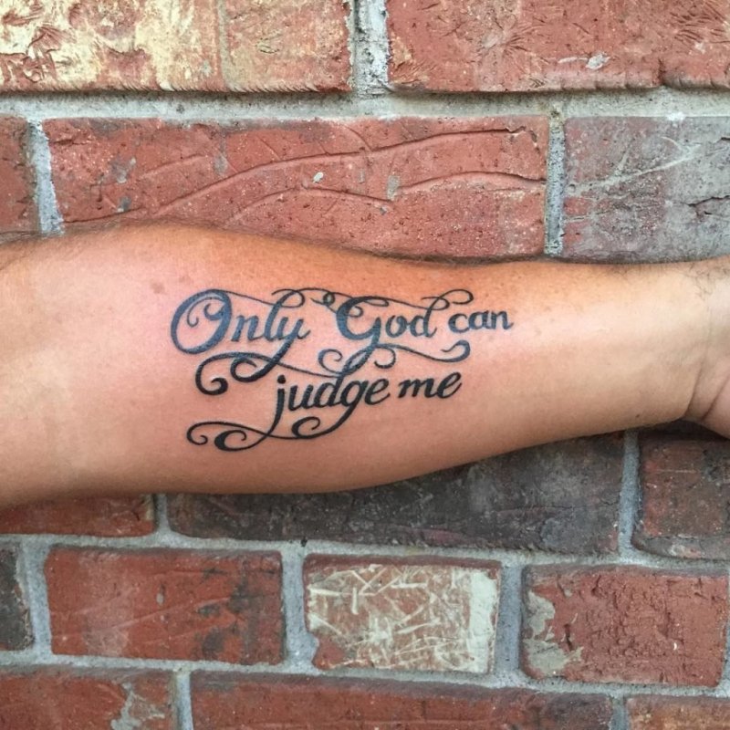 Тату only God