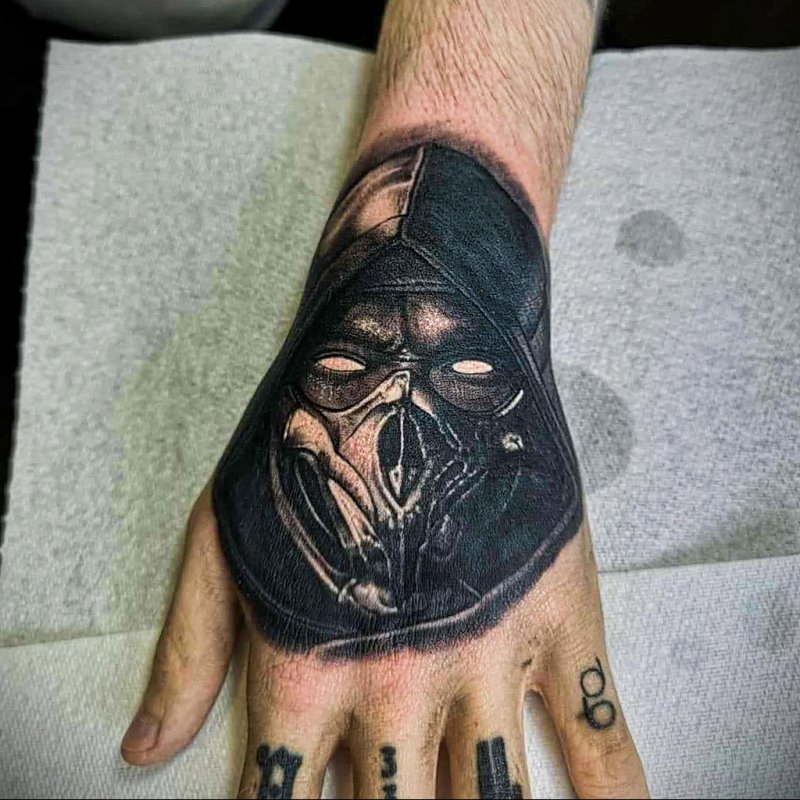 Scorpion Mortal Kombat Tattoo