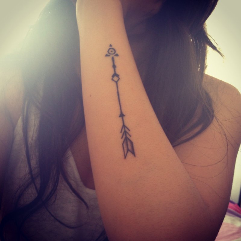 Tattoo Sagittarius стрела
