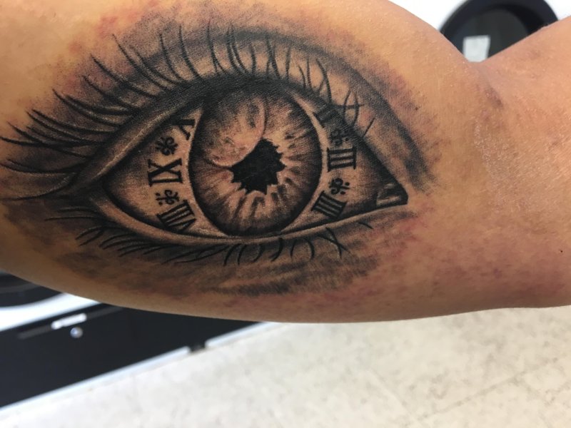 Tattoo глаз гора Всевидящее око