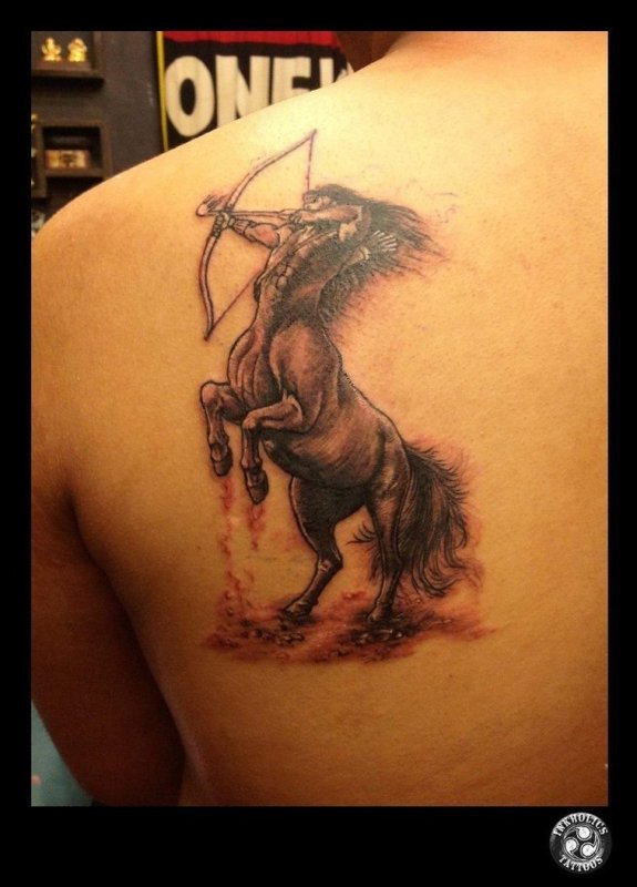 Стрелец Sagittarius тату