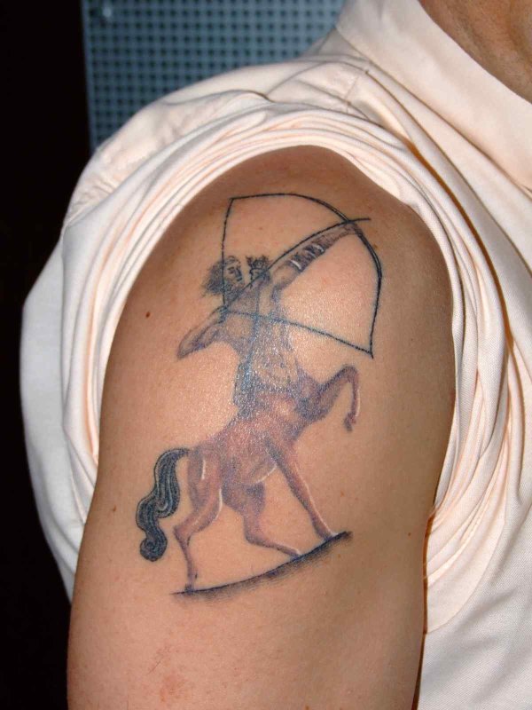 Стрелец Sagittarius тату