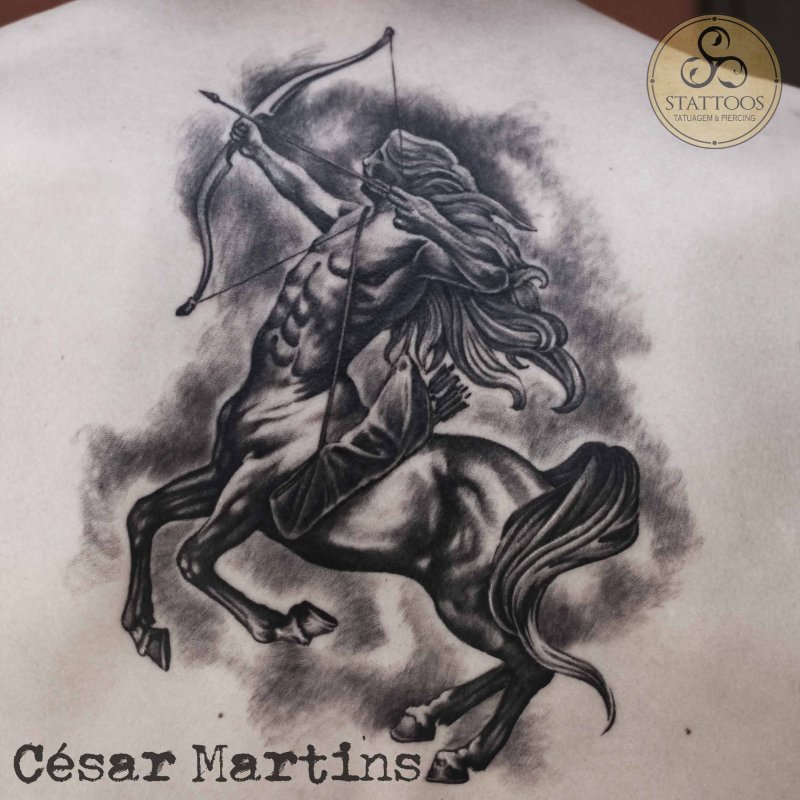 Стрелец Sagittarius тату