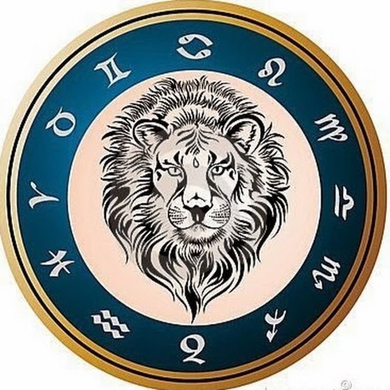 Знак зодиака Лев в круге