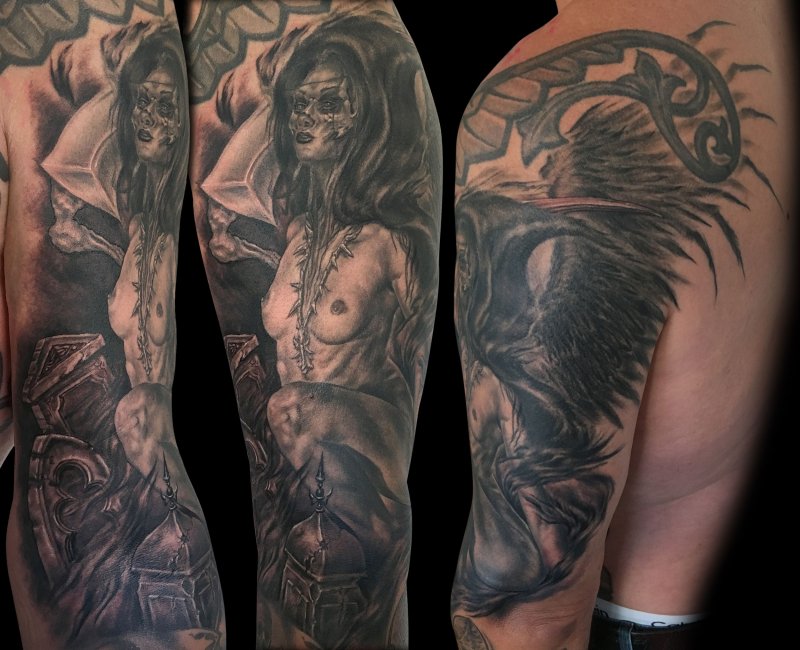Grim Reaper тату