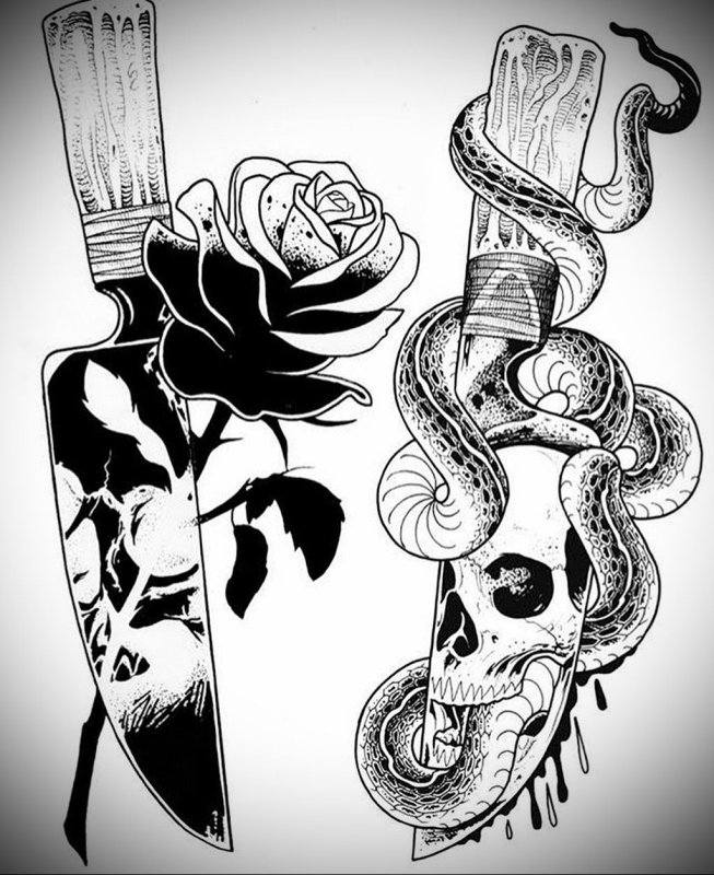 Black Tattoo эскизы