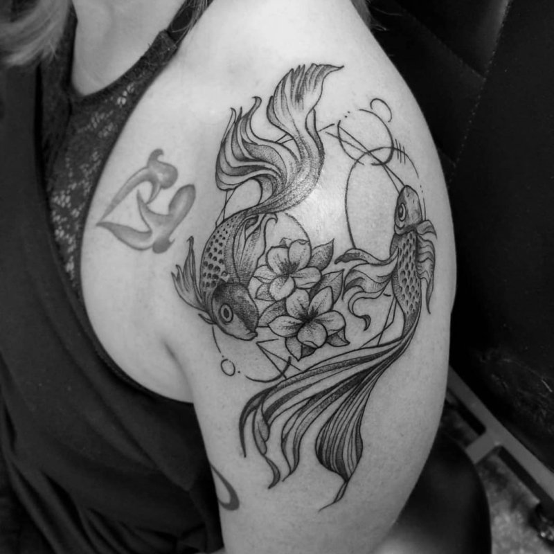 Pisces тату
