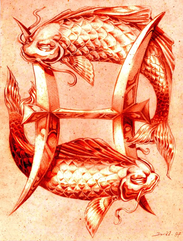 Знак зодиака рыбы Pisces