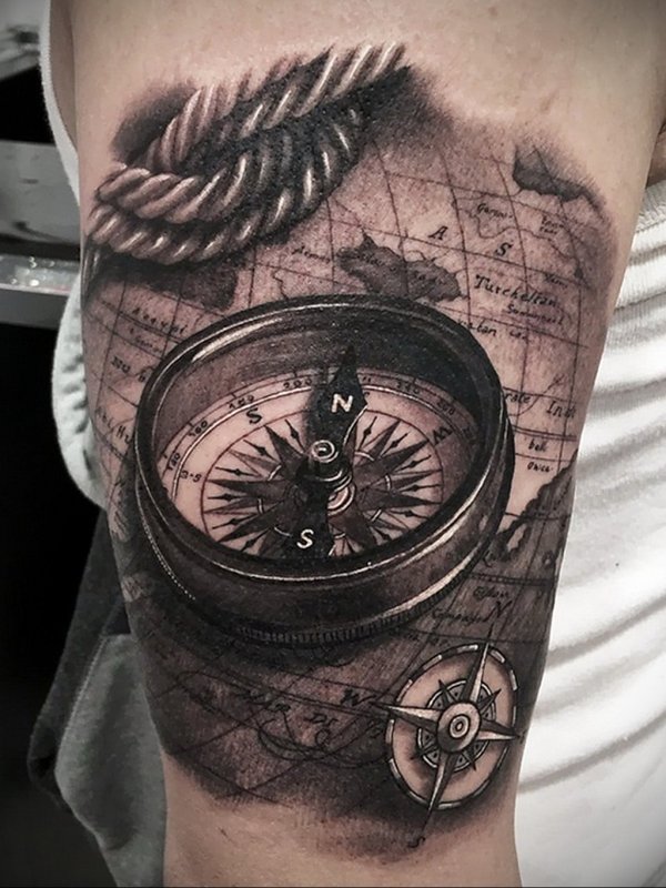 Tattoo Realism корабль
