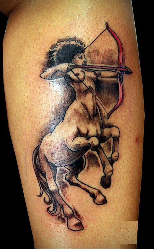 Стрелец Sagittarius тату
